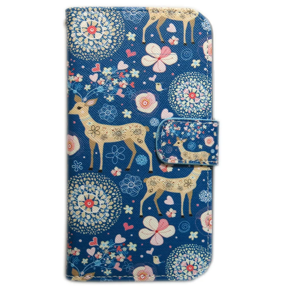 Sike Deer Лев сова кошка собака волк Панда Кролик Божья коровка Медведь кошелек с тигровой расцветкой флип-чехол для huawei Honor 4X6X5X7X9 10 Lite 6A 7A 8X - Цвет: Sike Deer
