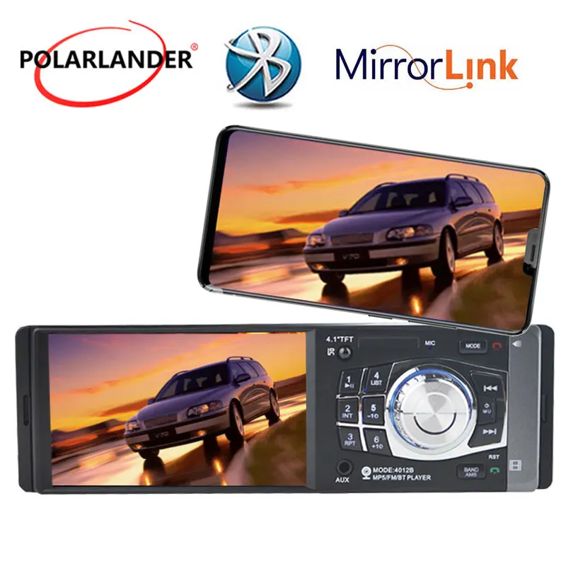 Автомобильный Радио плеер 4," HD MP5 FM/USB/1Din/пульт дистанционного управления/USB автомобильный аудио Авто Steoro Автомобильный MP3 MP4 Bluetooth Автомобильный Авторадио плеер