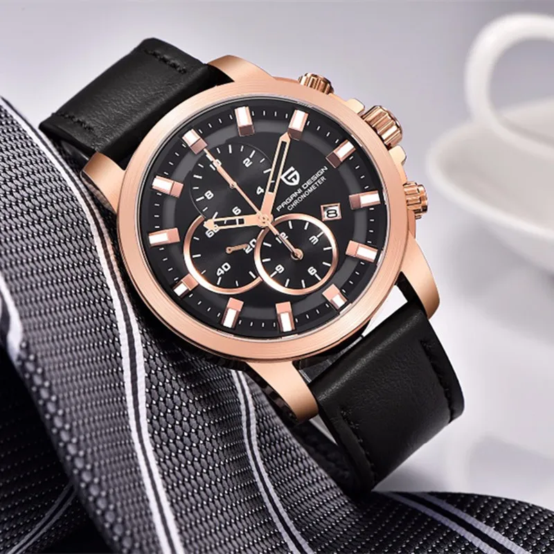 PAGANI Дизайн Модные Chronograp мужские часы Топ бренд класса люкс Бизнес Спортивные