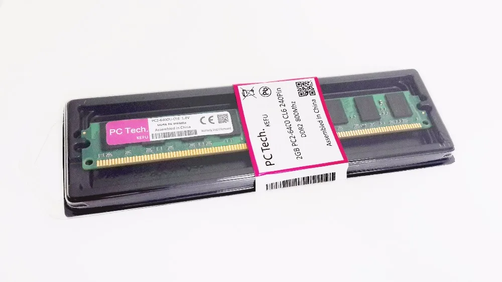 Полная совместимость с новой оперативной памятью 4G (2pcsX2G) DDR2 2 Гб ОЗУ 800 МГц PC2 6400