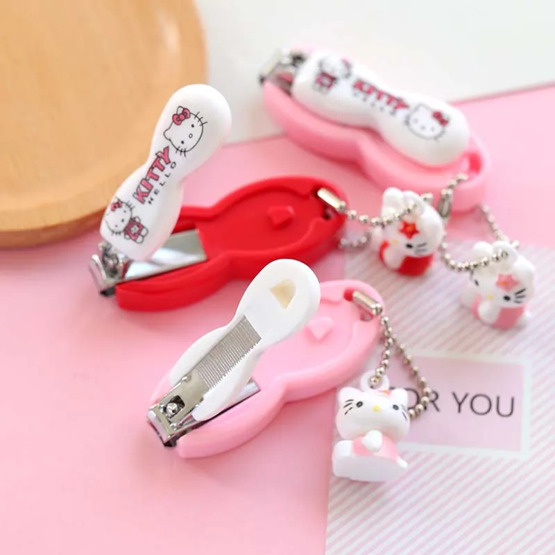HelloKitty милые инструменты для ногтей Ножницы Маникюрный Инструмент KT Cat ножницы из