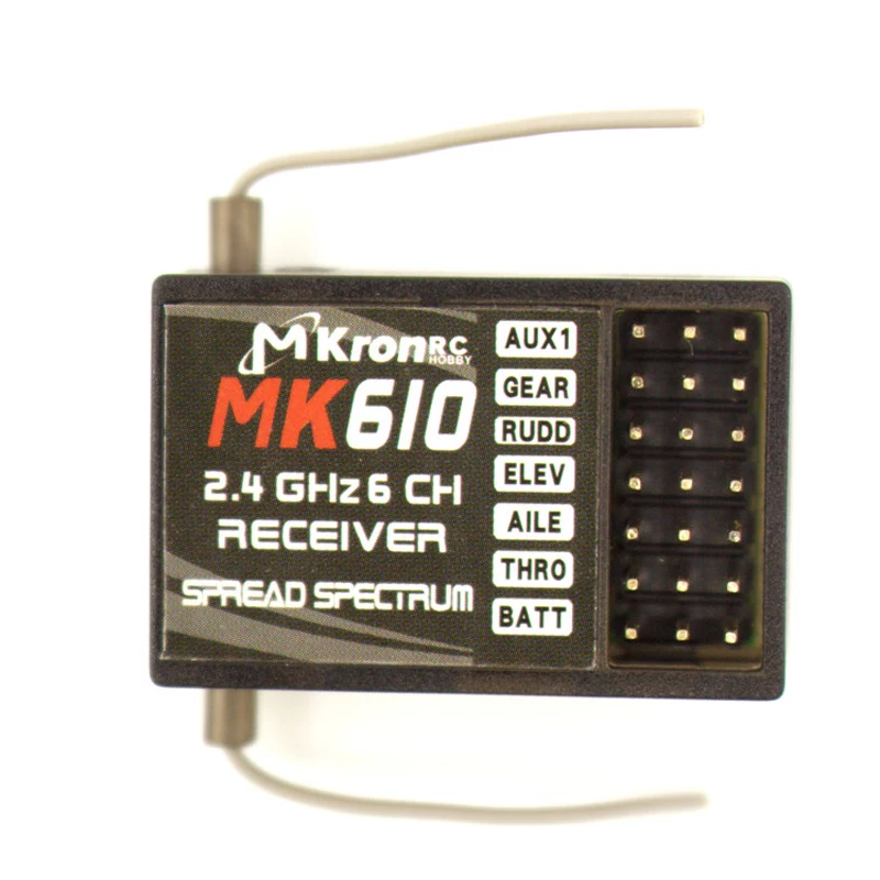 DSM2 MK610 AR6100 2 4G 6CH Радиоуправляемый приемник привязной разъем подходит для SPEKTRUM JR