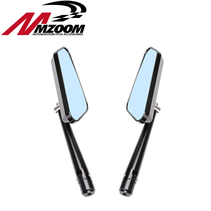 Mzoom Новое поступление Алюминий мотоцикла с ЧПУ задняя сторона зеркало для Honda Yamaha