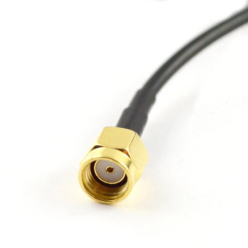 ALLISHOP SMA Male to RP SMA Male RG-174 Cable Low Loss Cable RF Coaxial Cable 1M