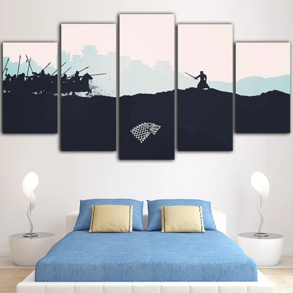 5 шт. Картина на холсте домашний декор Постер печать художественная абстрактная