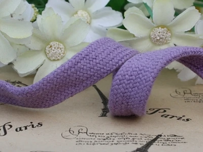 19 light purple 15 мм широкий хлопок цвет полый плоский канат/шляпа талии шнурок украшения для одежды, аксессуары DIY руководство - Цвет: 19 light purple