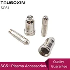 Расходные материалы SG51 20 шт. (10 tps + 10 электроды) для инвертора 60 А, аксессуары для воздушного плазменного резака постоянного тока для режуфонарь онаряпистолета SG51