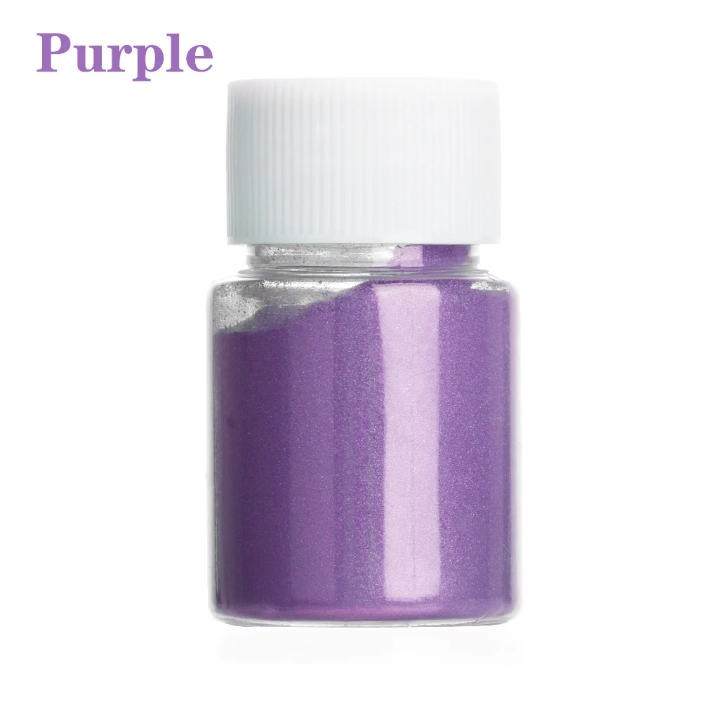 25ml-Purple 1 коробка порошковых пигментов для самостоятельного изготовления мыла для ванной, косметическое изготовление, смоляный макияж, лак для ногтей, художественные туалетные изделия - Цвет: 25ml-Purple