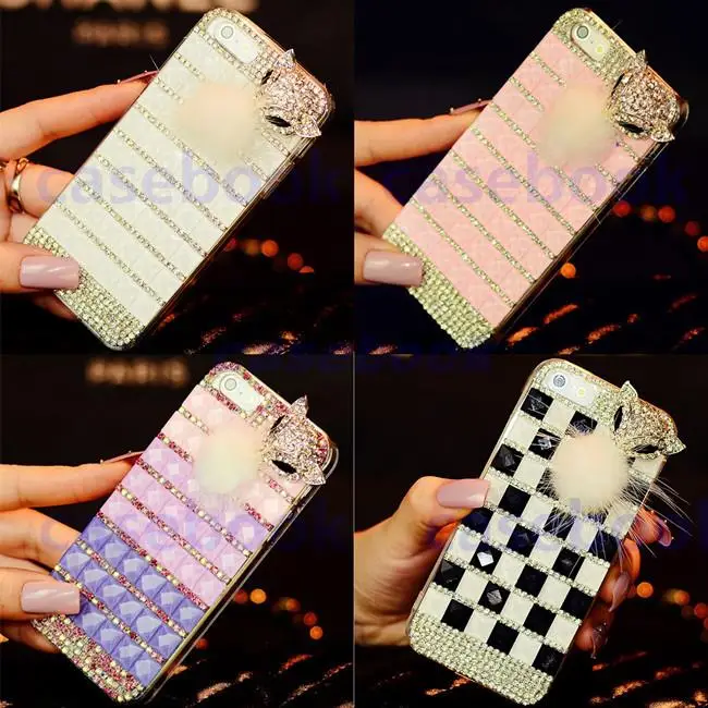 YZ1 For Nokia Lumia 1520 Case 3D Deluxe Lovely Bling Diamond Handmade PU Cover |