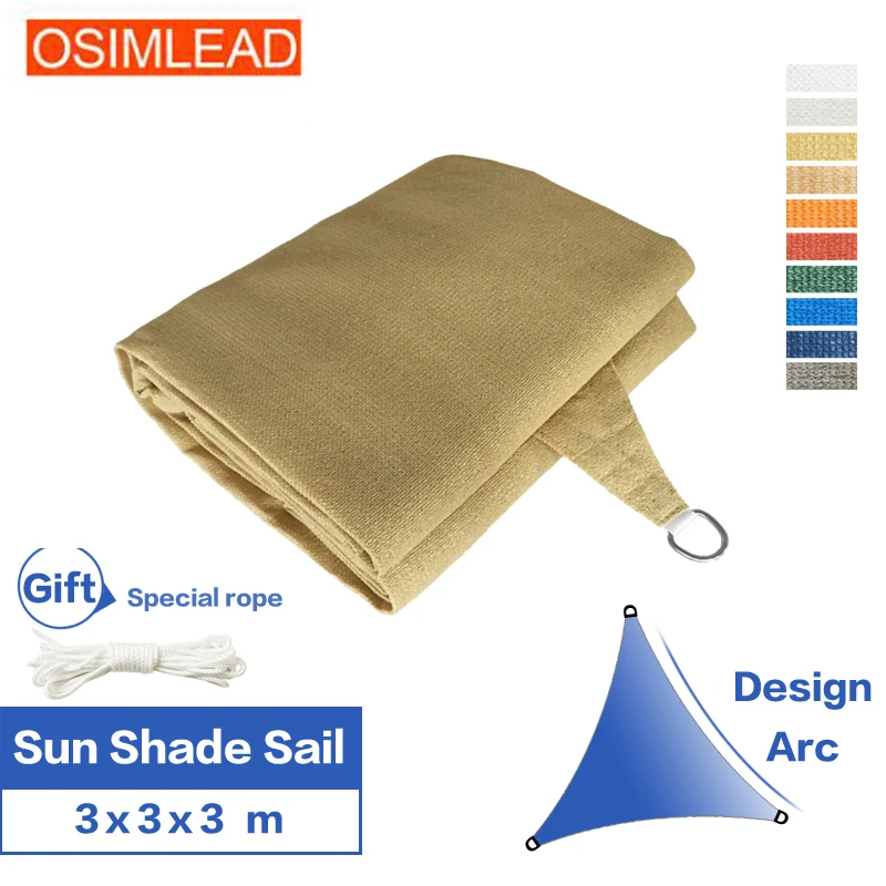 Защита от ультрафиолета (uv) 95% OSIMLEAD 3 0*3 0 м HDPE Солнцезащитная сетка|Навесы| |