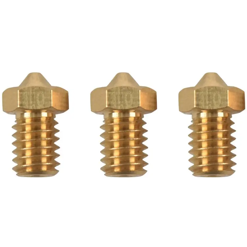 5 шт. латунная насадка для 3d принтера V5 и V6 J-Head части 3d принтера 3d Датчик Hotend Trianglelab Bltouch Titan экструдер