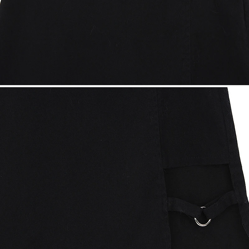 

Korean Style Black Package Hip Skirts Irregular Hem Pencil Micro Skirt Sexy Slim Women Bodycon Party Skirts Black S-2XL