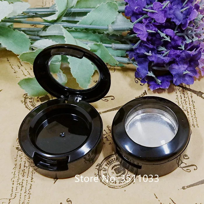50 шт. прозрачные пустые пластиковые тени для век|cosmetic container|plastic emptylipstick container |