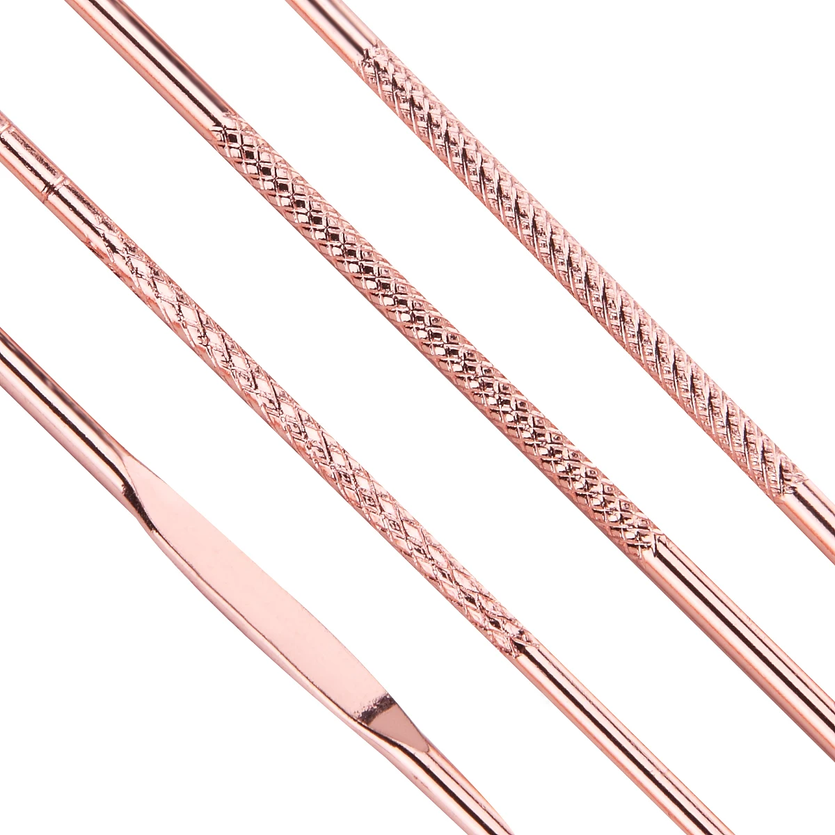 4 шт./компл. Rosegold двухсторонние иглы для акне точечный инструмент удаления