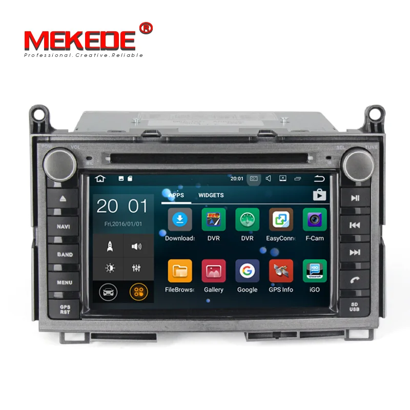 Четырехъядерный Android 7 1 автомобильный Радио dvd плеер для Toyota Venza 2008 2014 с gps