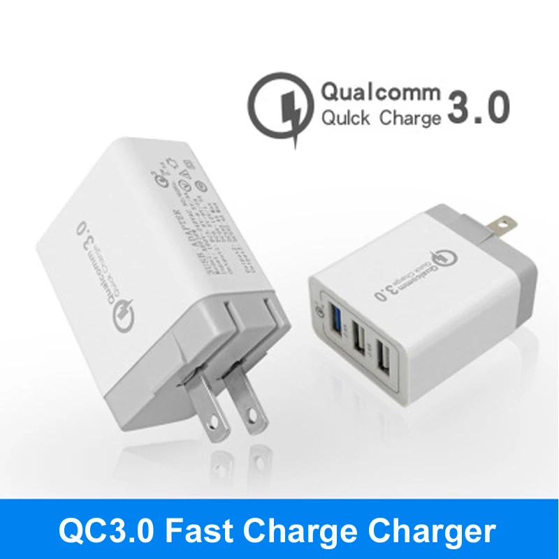 1 шт. зарядное устройство QC3.0 быстрая зарядка для Apple Android мобильного телефона