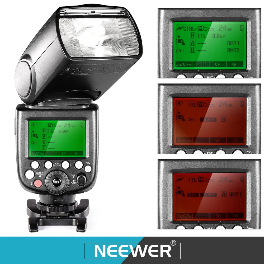 Беспроводная вспышка Neewer HSS 1/8000s 2 4G TTL GN60 для Sony a9 a7III a7RIII a7RII a7SII a7 a7R a7S|flash for sony|ttl