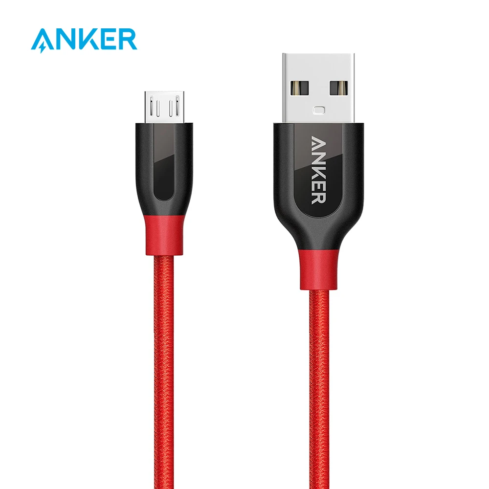 Anker-Cable Micro USB Powerline + Premium, duradero, [nailon trenzado doble] para Samsung,...