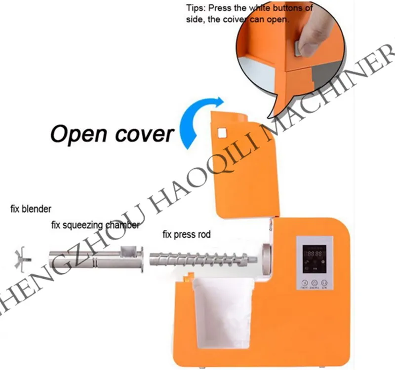 Новый Масляный Пресс из нержавеющей стали коммерческий домашний экстрактор