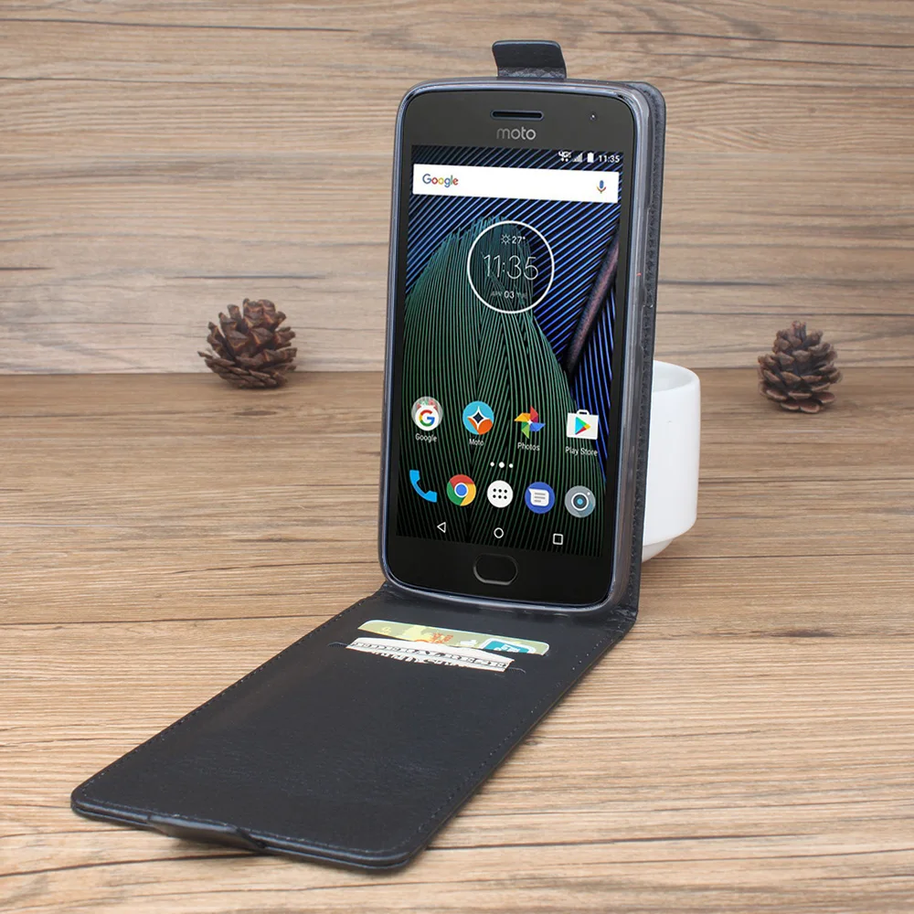 9 видов цветов кожа личи высокого качества для Motorola Moto G5 чехол телефона флип чехлы