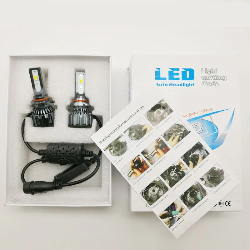 

F35 Three-color and Two-color Vehicle Led Headlamp h7 Spotlight Super Bright Bulb High Low Beam H1 H7 H3 H11 H4 9005 9006 9012