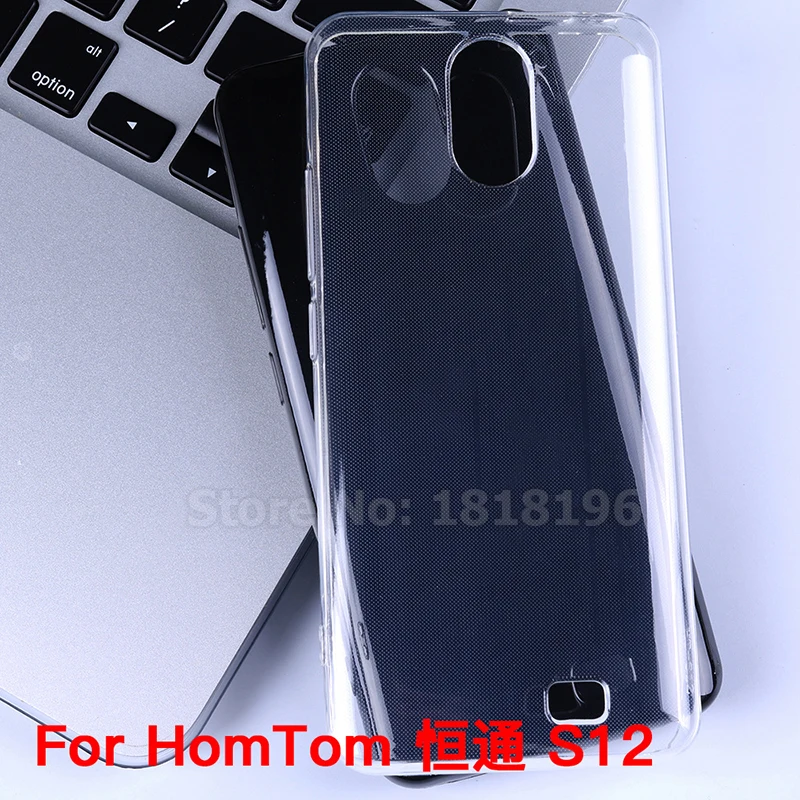 Чехол Homtom S12 Funda мягкий прозрачный чехол из ТПУ ударопрочный полный защитный для 5