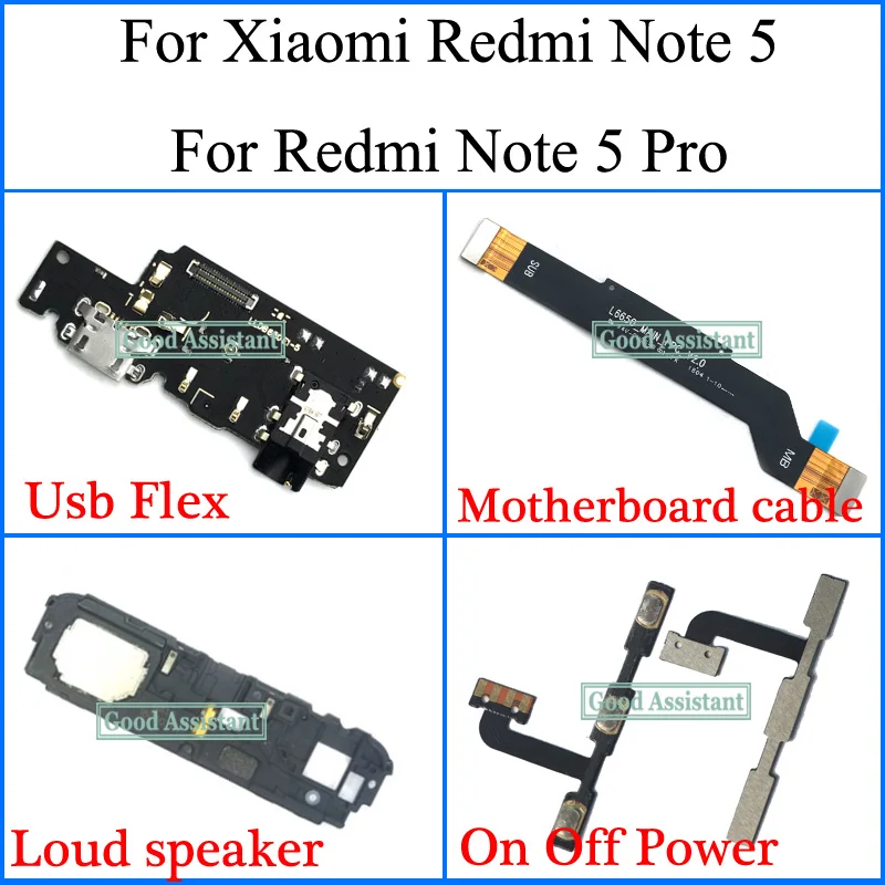 Гибкий Usb-кабель для материнской платы Xiaomi Redmi Note 5 / Pro динамик гибкий кабель с