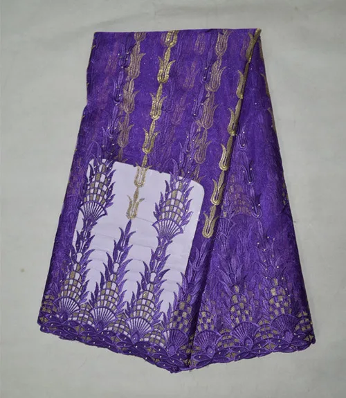 2017 Новый стиль фиолетовый Африканский Французский Шнурок Ткани хорошая цена
