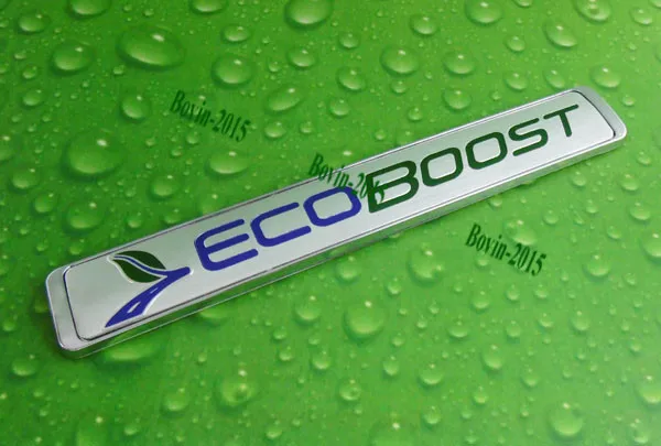 Автомобильный Алюминиевый стикер ECOBOOST 2011-2013 F150 3.5L V6 DOHC TIVCT для Эмблемы двери |
