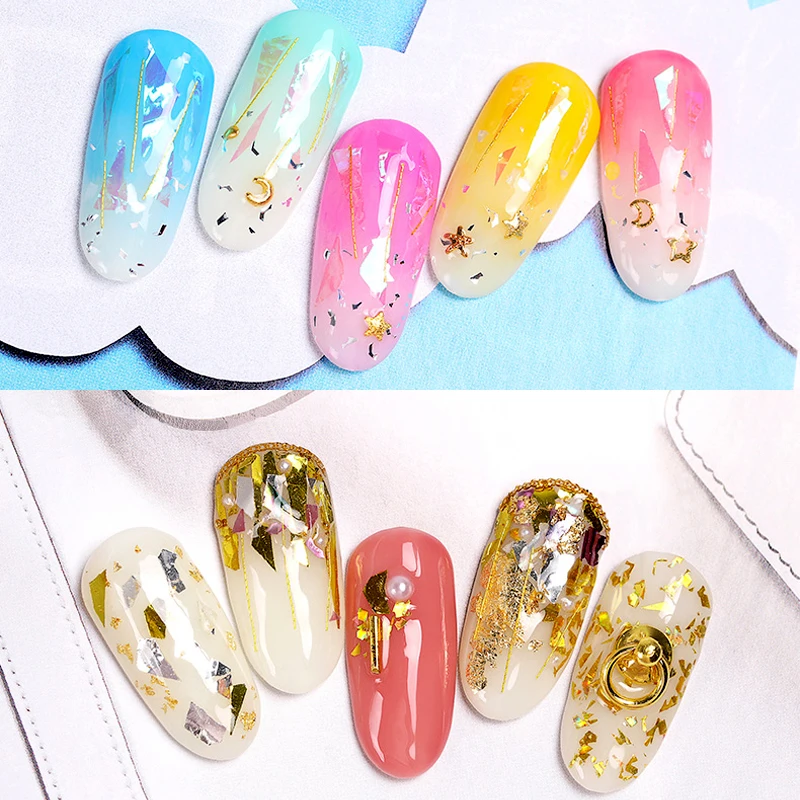 6 шт./набор блестки для ногтей|Блестки ногтей| |