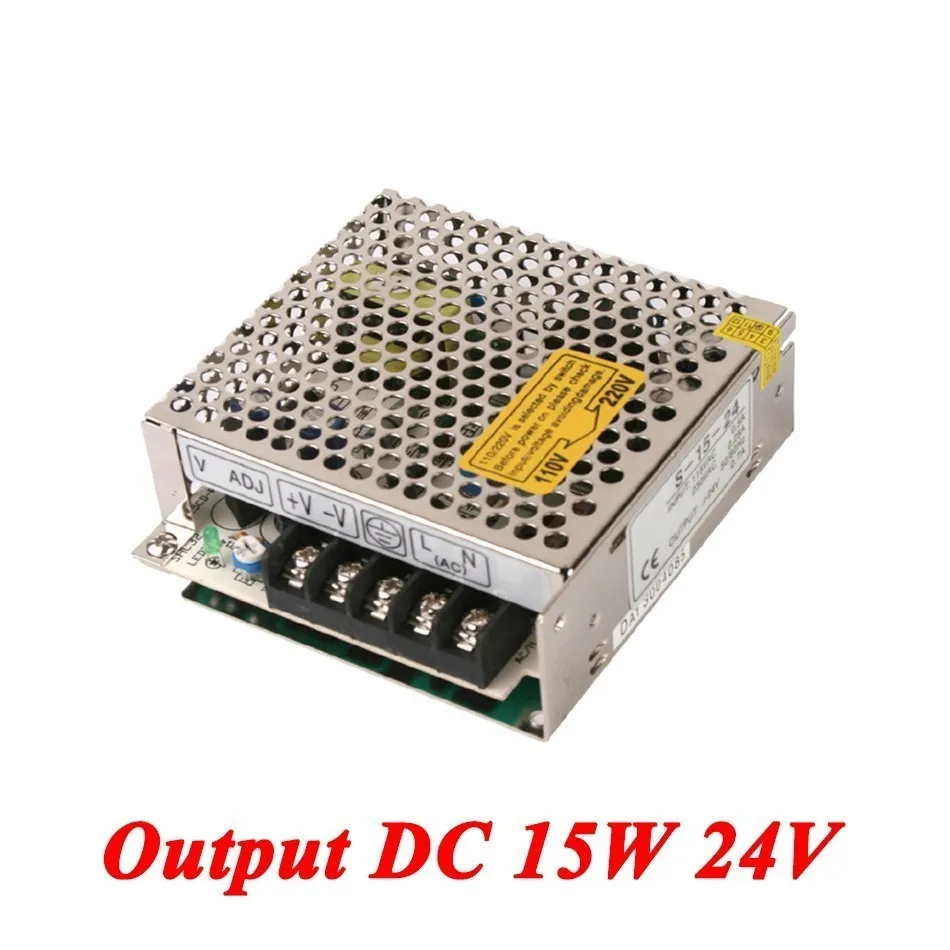 S 15 24 Mini ac dc преобразователь импульсный источник питания Вт в 110 а одиночный выход