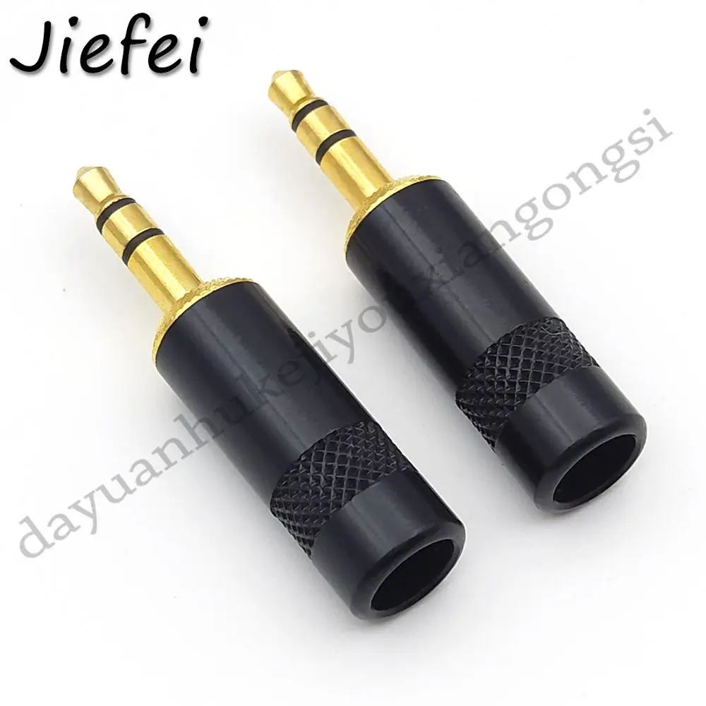 

1/8" 3.5mm Plug Audio Jack 3 Pole Gold Plated Earphone Adapter Socket for DIY Stereo Headset Earphone Headphone for Repair