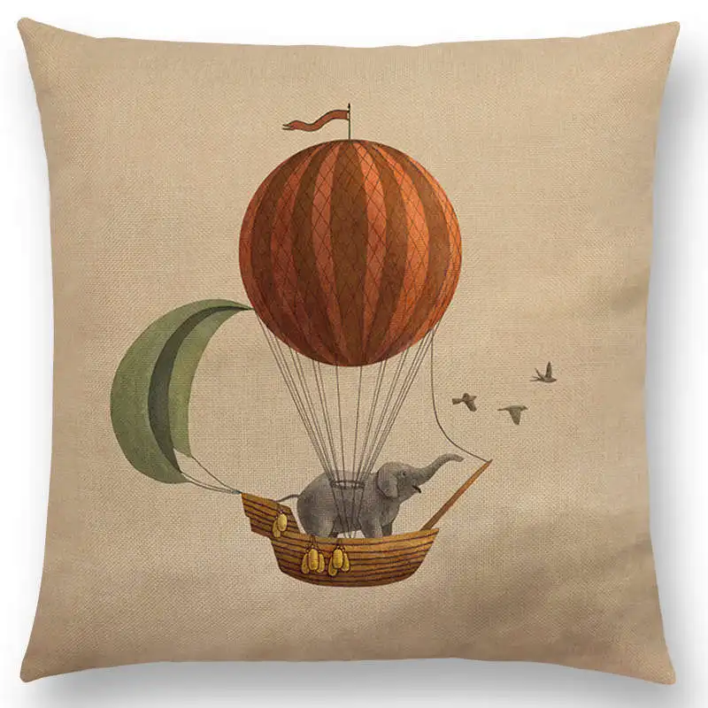Analog Age Vivere Inner Space воздушный шар Ретро наволочка для подушки домашний декор диван