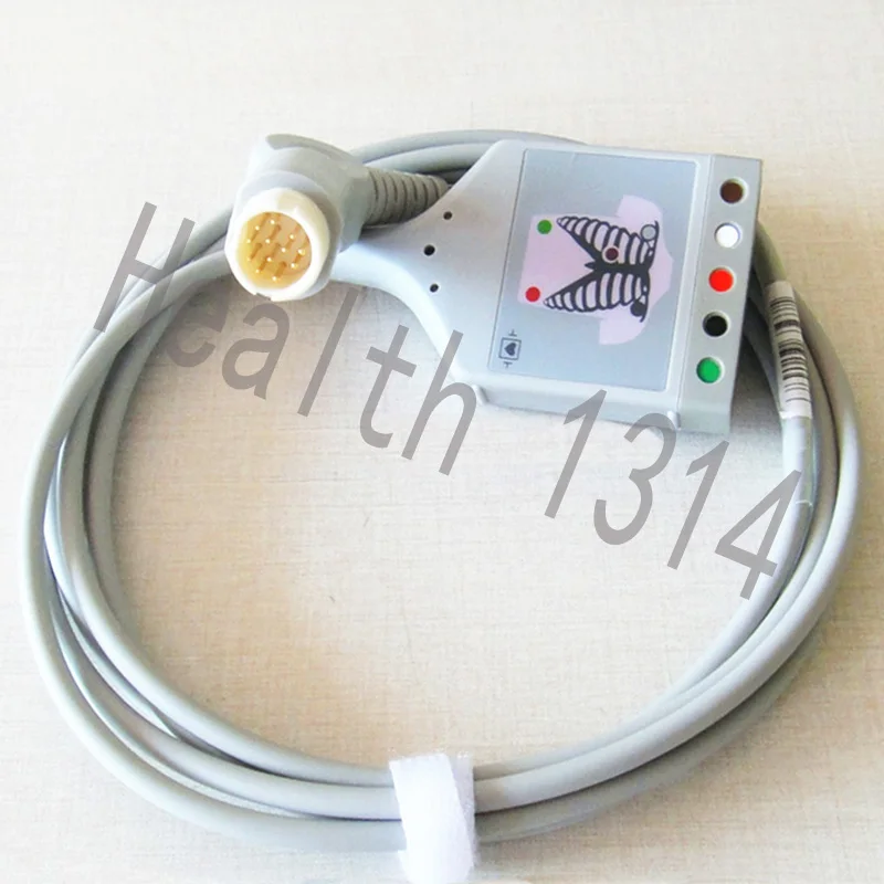 M1500A/M1510A/M1520A/M1530A 12pin Philips/HP   ECG/EKG   IEC 3  AHA 5