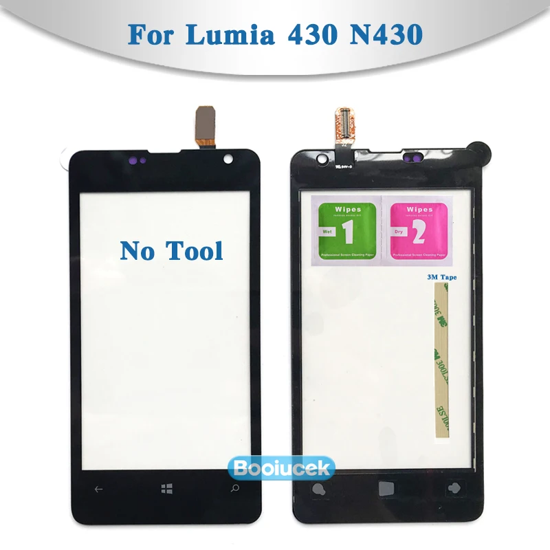 Высокое качество 4 0 &quotдля Nokia Microsoft Lumia 430 N430 сенсорный экран дигитайзер датчик
