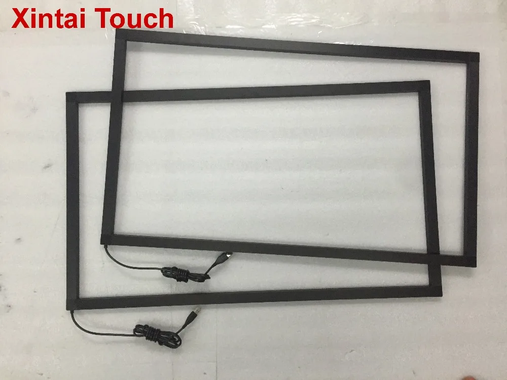 

Free shipping! 21.5 inch infrared touch screen 10 points touch panel ir touch frame with glass/16:9