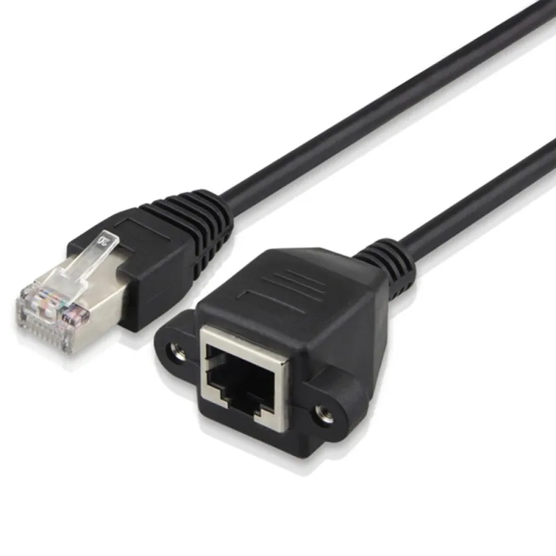 5 шт./лот штекер гнездо RJ45 Ethernet Интернет сеть LAN Удлинительный шнур для ноутбука ПК