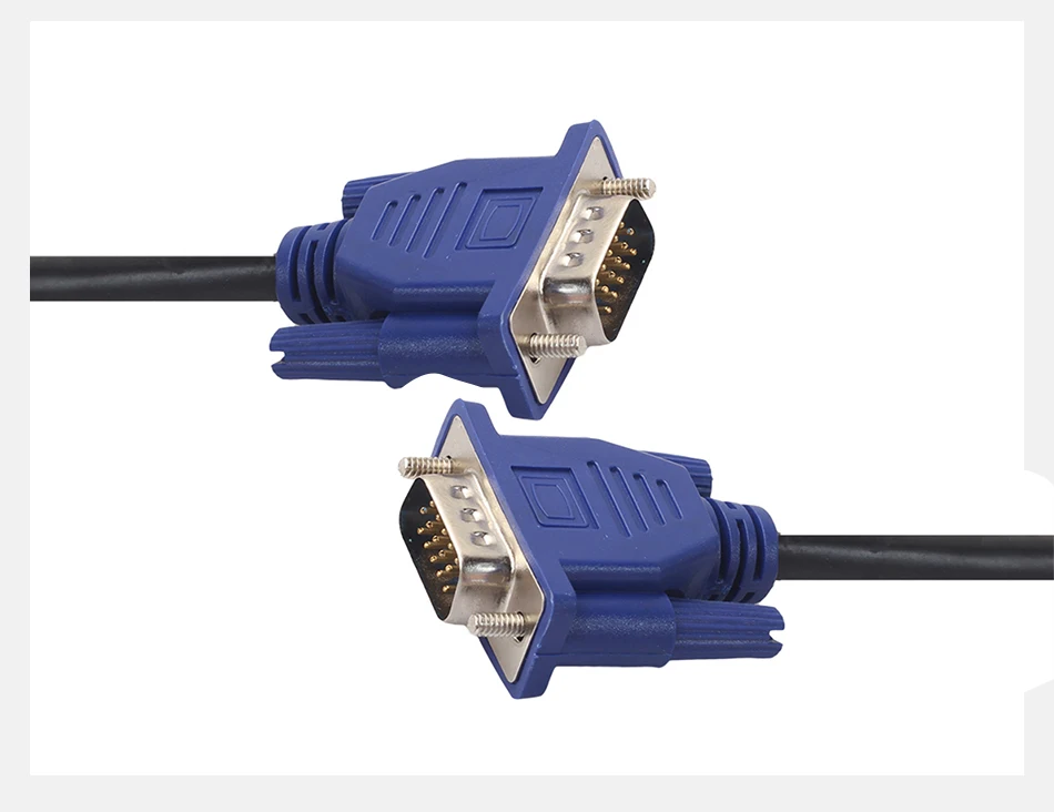 Кабель VGA 1080 P VGA плетеный щит высокого качества VGA HDTV кабель с магнитным кольцом 1 м 2 м 3 м 10 м VGA папа-папа