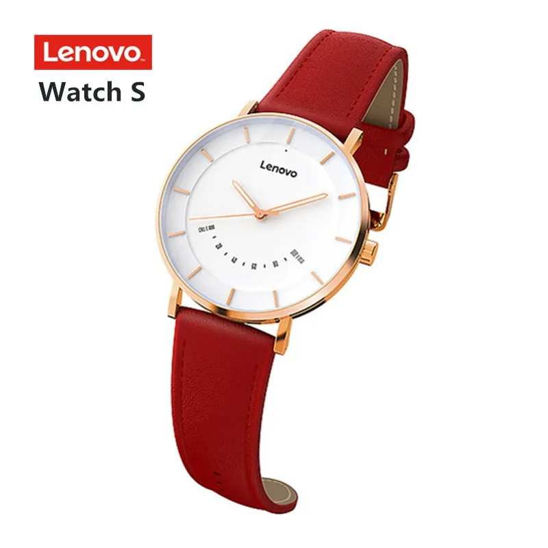 Оригинальные lenovo часы S Smartwatch 5ATM водонепроницаемые умные кварцевые мониторинг