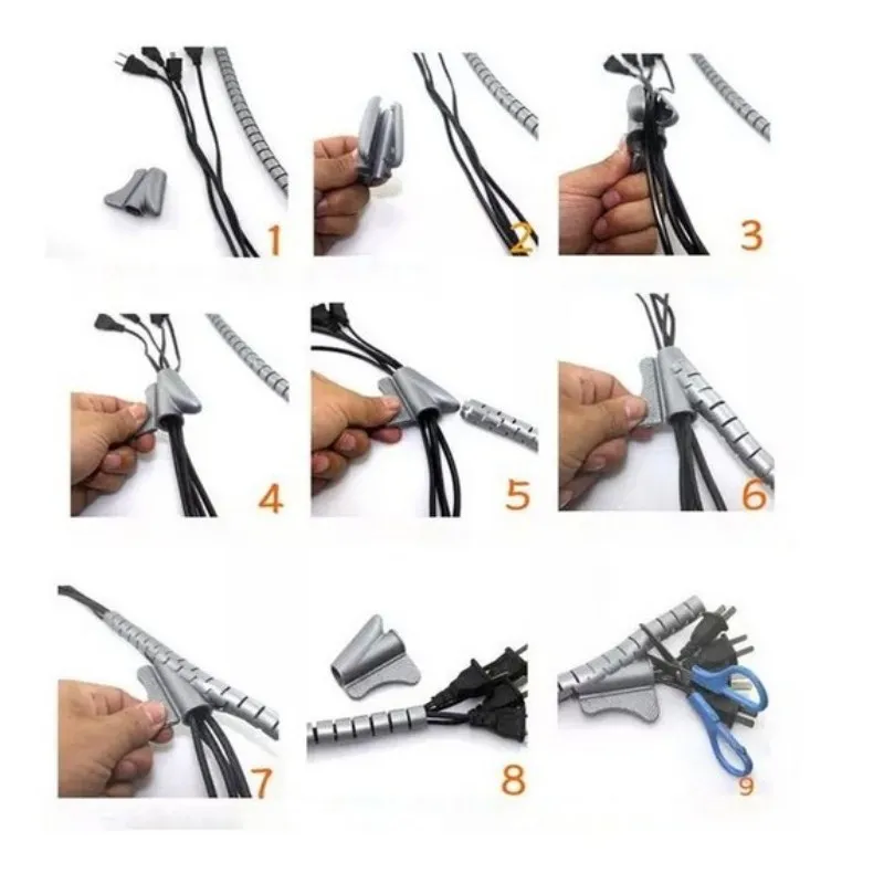 Spiral Cable Wrap Organizer 3FT #6