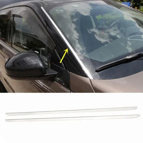 

2pcs Front Windshield Decoration Strips For Land Rover Discovery Sport 2015
