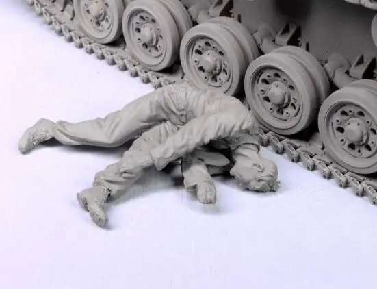 1/35 Смола Наборы выхода Пособия по немецкому языку бак с круглым 3 шт./компл.(не включает в себя бак