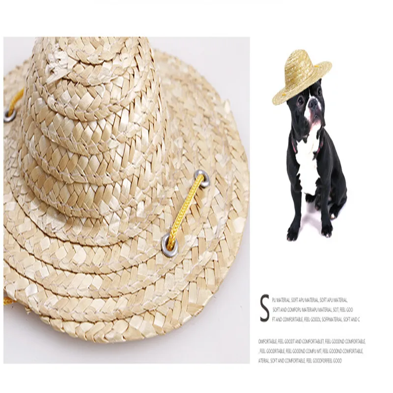 Продажа Meng модная ретро уличная соломенная шляпа для питомцев стильные кепки