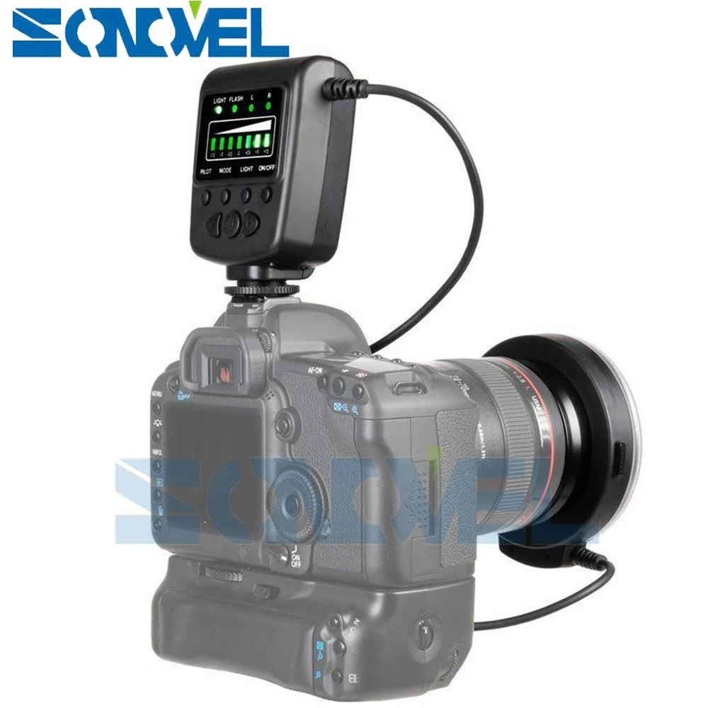 Светодиодный кольцевой светильник Meike для макросъемки Nikon D4s D5 D3x D500 D600 D3400 D5600 D5300