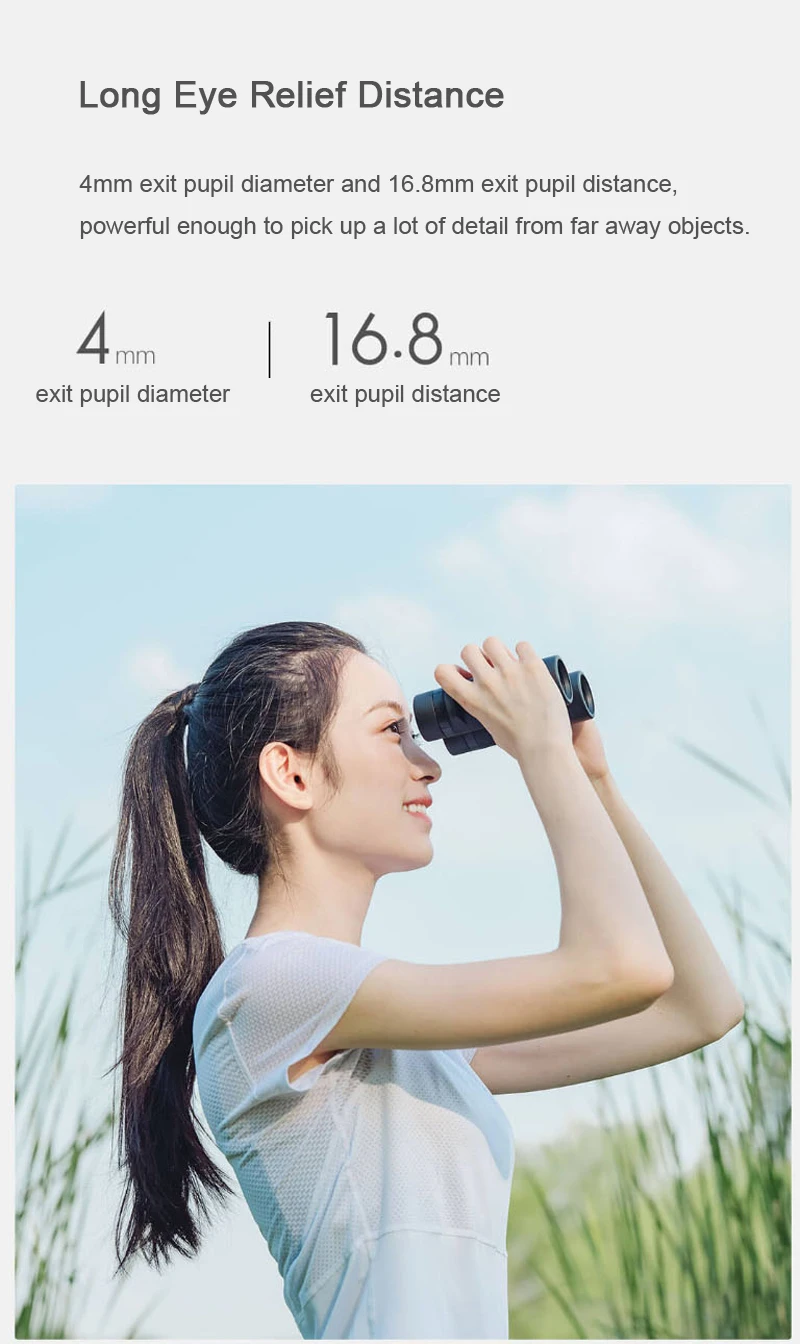 Xiaomi Mijia BEEBEST портативный карманный бинокль HD оптический IP67 Водонепроницаемый Телескоп 130 м/1000 м Открытый Отдых Путешествия 2