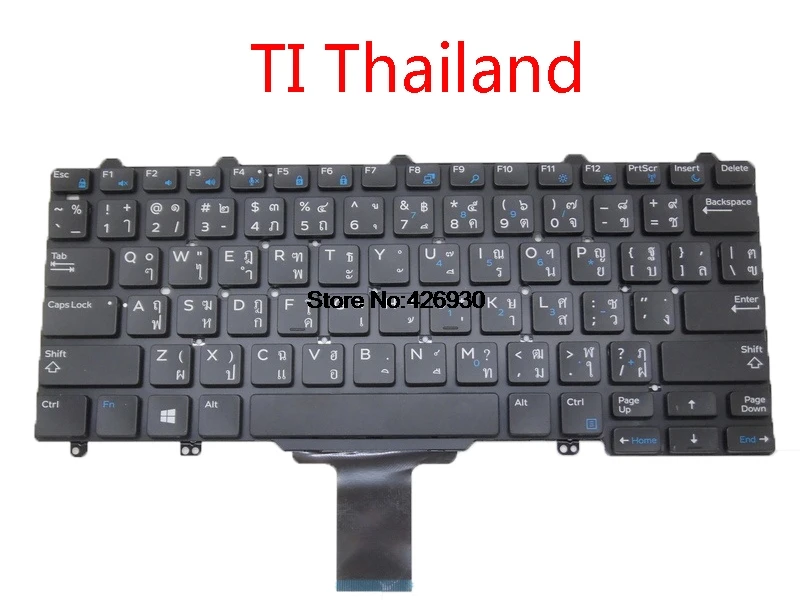 Ноутбук BG BR TI TR TW клавиатура для DELL 7350 E5250 E5270 E7250 E7270 E7450 E7470 болгарский Бразилия Таиланд турецкий китайский