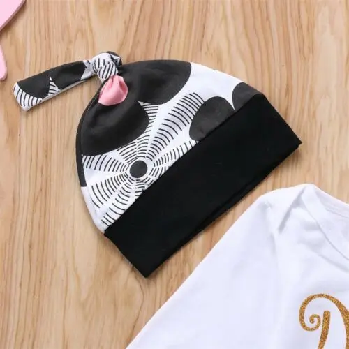 Комплект одежды для новорожденных девочек из 4 предметов боди + штаны и леггинсы