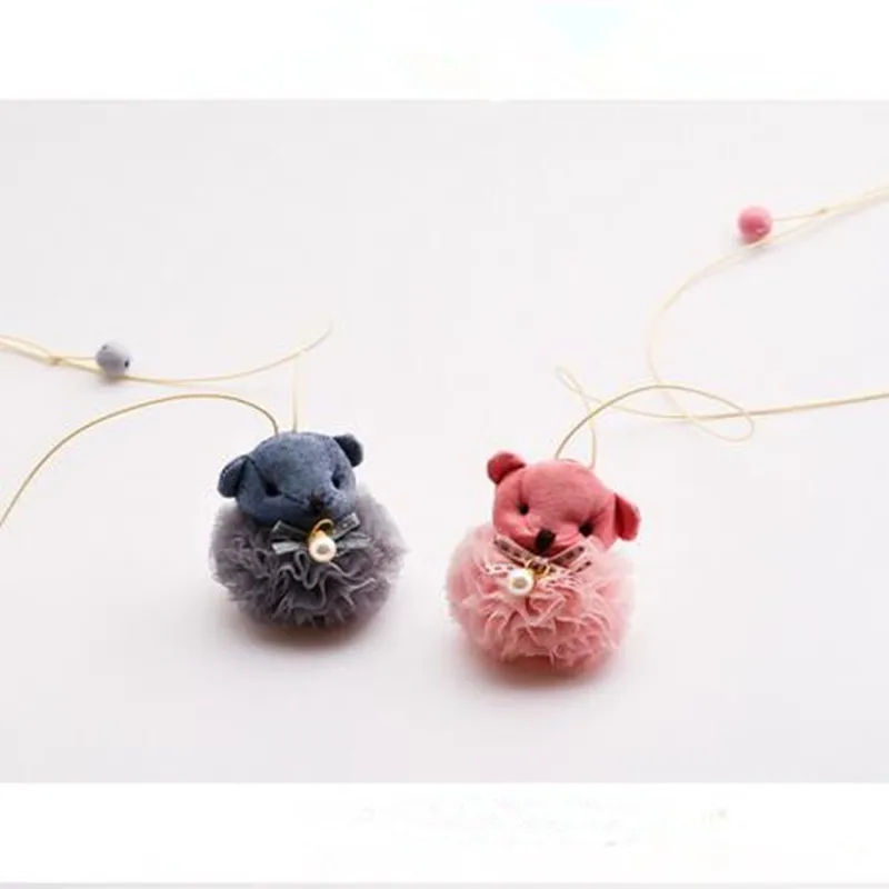 

Korea Cute Lovely Yarn Dog Children Girl Kids Necklace & Pendant Baby Chain Collars Fashion Jewelry Accessories-HZPR