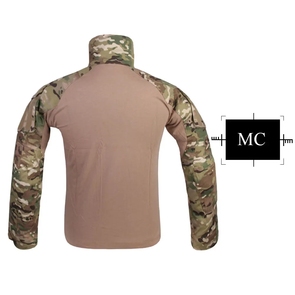 EMERSONGEAR Мультикам боевая рубашка охотничья одежда G3 BDU Airsoft тактическая emerson армейская Военная Wargame Мультикам черная рубашка