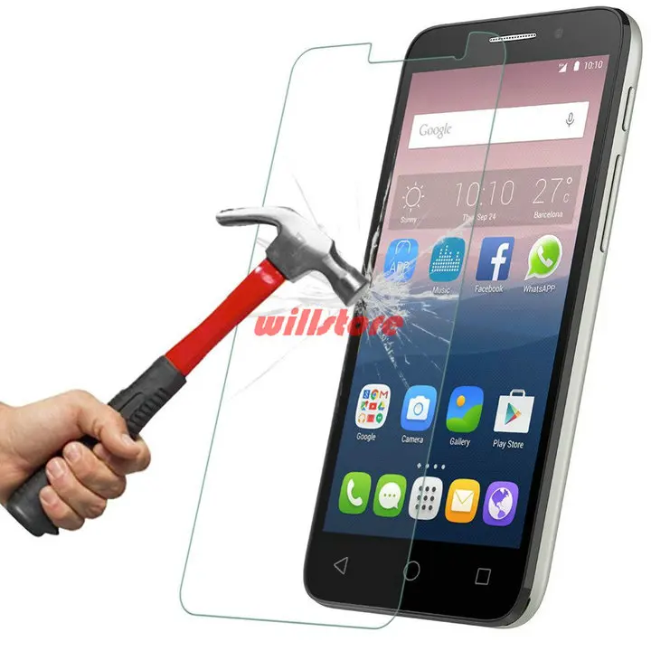 Защитная пленка из закаленного стекла Экран для Alcatel One Touch Pop 2 3 4 + 4S Pixi 5 0 в первую